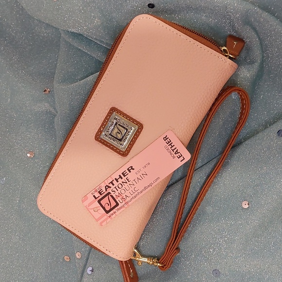 Stone Mountain Accessories Handbags - Stone Mountain Leather Wallet - Pink & Purple